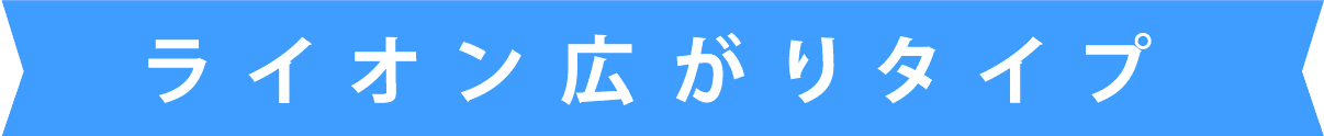 ライオン広がりタイプ